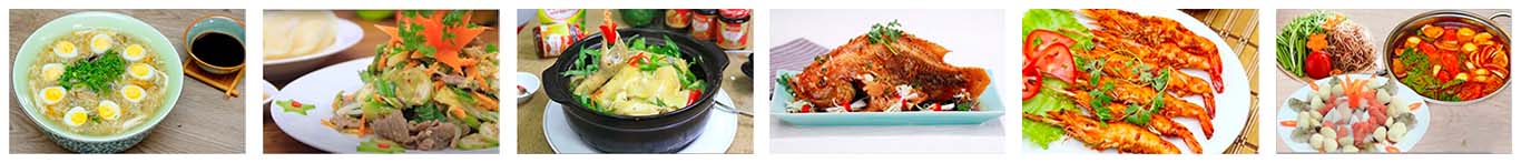 Thực đơn có sẵn